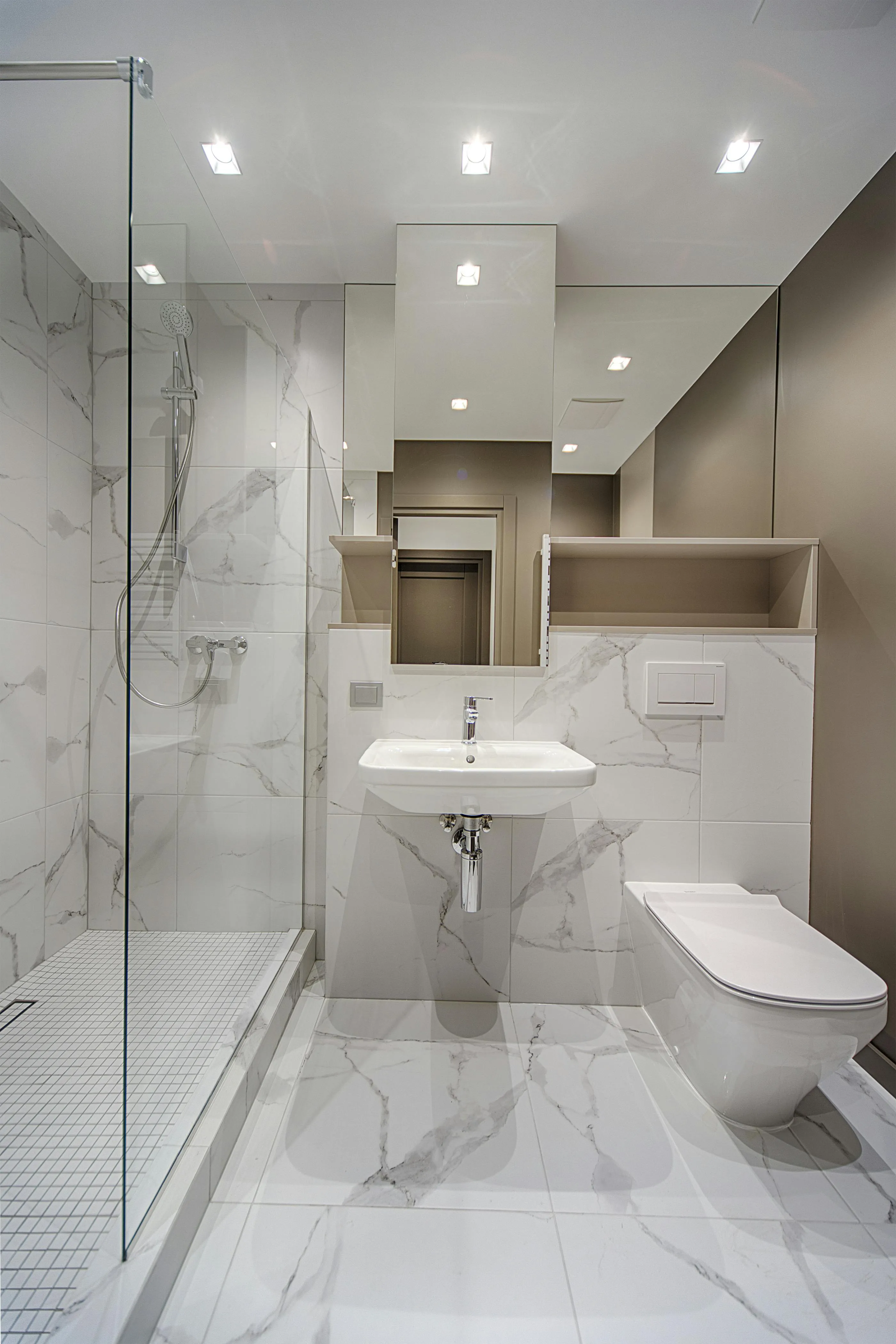 Toilet in bathroom